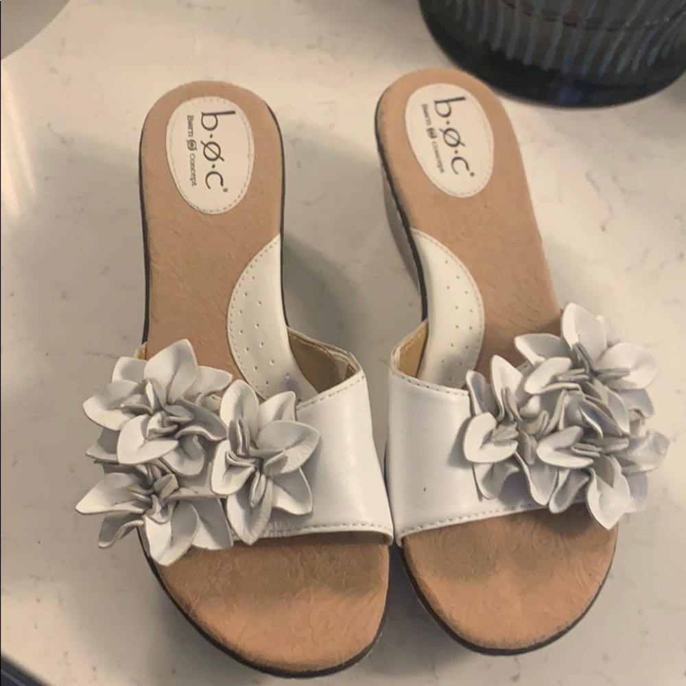 Cute white wedges